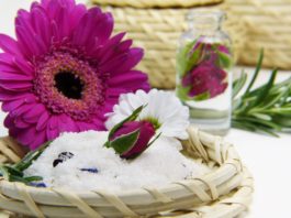 Dekoracja w salonie kosmetycznym