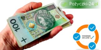 Pożyczki przez Internet – 6 istotnych aspektów Plik banknotów 100 zł na dłoni