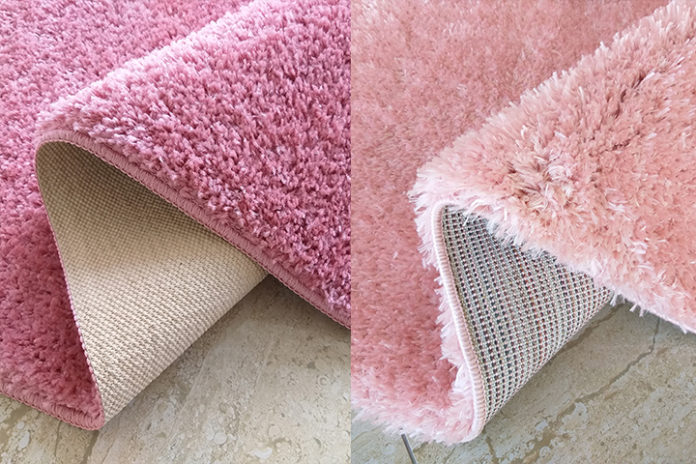 Dwa różne rodzaje dywanów