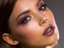 Kobieta w pięknym makijażu