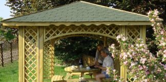 Ile kosztuje altana ogrodowa i kiedy jest najlepszy czas na zakupy? altana drewniana w ogrodzie