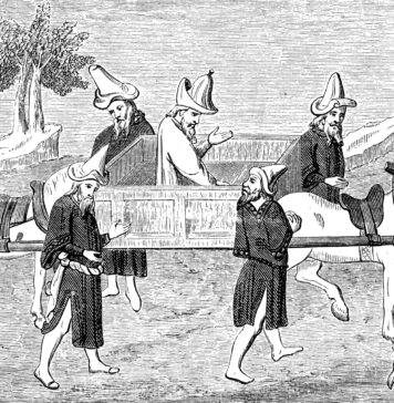 Marco Polo, Kolumb, Magellan – filmy i seriale o najbardziej znanych odkrywcach Marco Polo w Chinach - rycina z około 1280 roku