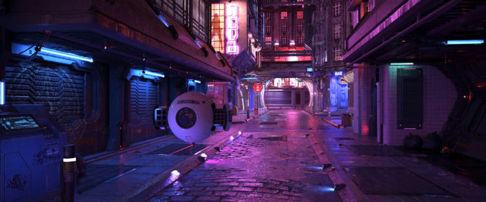 miasto cyberpunk