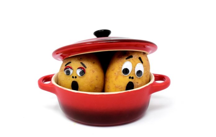 ziemniaki w garnku