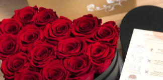 Róże – idealny prezent na Walentynki kwiaty w pudełku