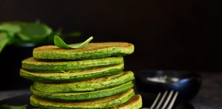 Wytrawne naleśniki pancakes – kolorowe i smaczne zielone pankejki