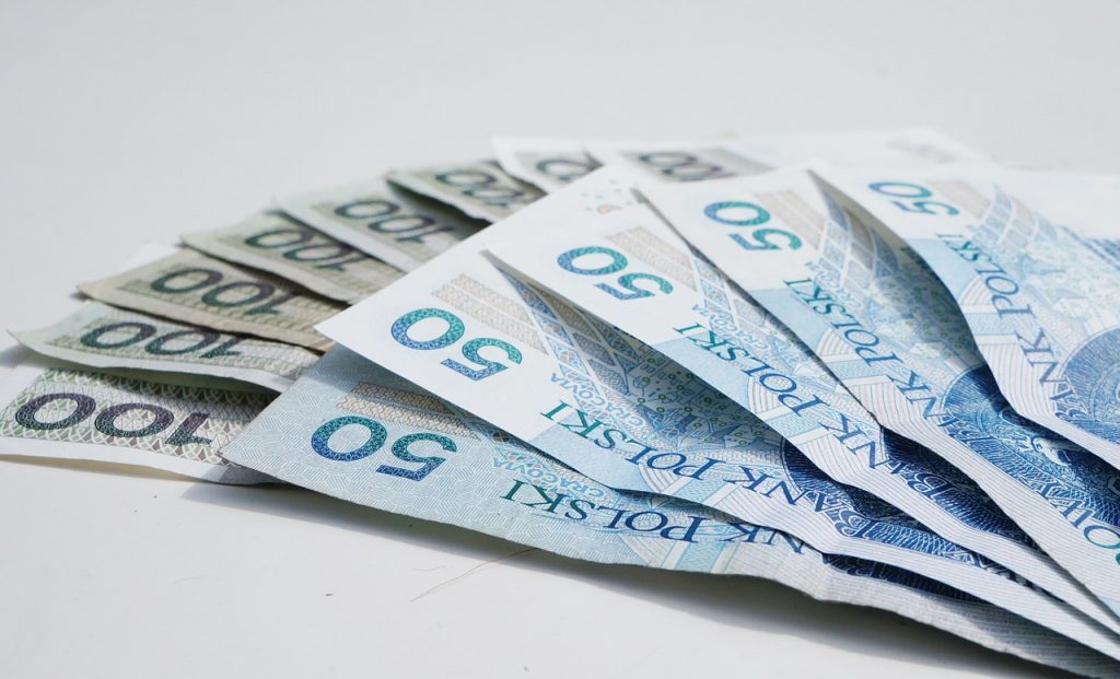 banknoty 50 i 100złotowe z pożyczki online