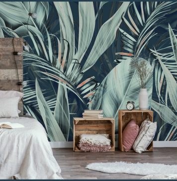 6 sposobów na relaksujący wystrój wnętrza natura fototapeta