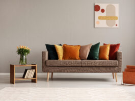 plakat w salonie